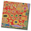 Caspari Viennese Nouveau Red Paper Luncheon Napkins