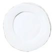 Vietri Lastra White European Dinner Plate
