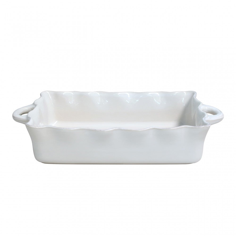 Casafina Ruffled Large Rectangular Baker