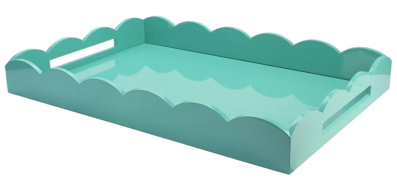 Addison Ross 26x17 Scalloped Tray