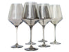 Estelle Colored Wine Glasses - Gray Smoke