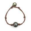 Wendy Mignot Single Tahitian Leather Bracelet