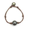 Wendy Mignot Single Tahitian Leather Bracelet
