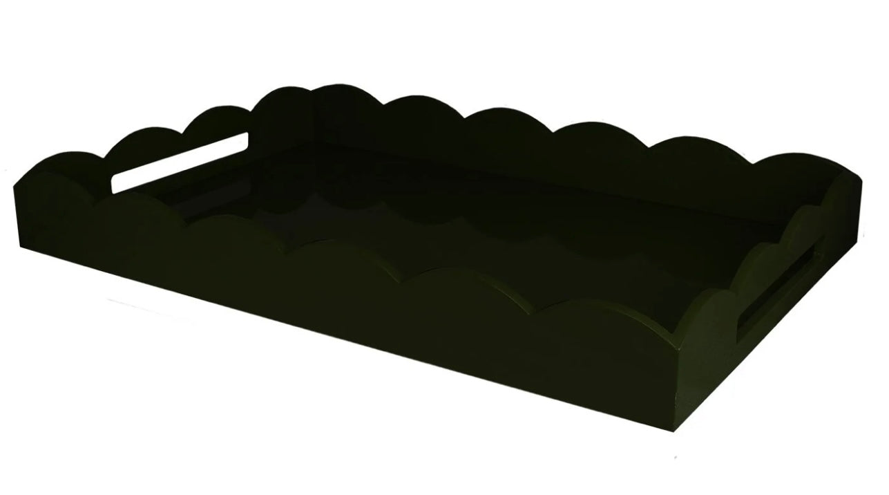 Addison Ross 26x17 Scalloped Tray