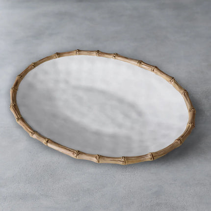 Beatriz Ball Vida Bamboo Large Oval Platter- Melamine