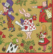 Caspari Alice in Wonderland Cocktail Napkins