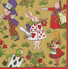 Caspari Alice in Wonderland Cocktail Napkins