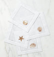 Sferra Beachcomber Cloth Cocktail Napkins
